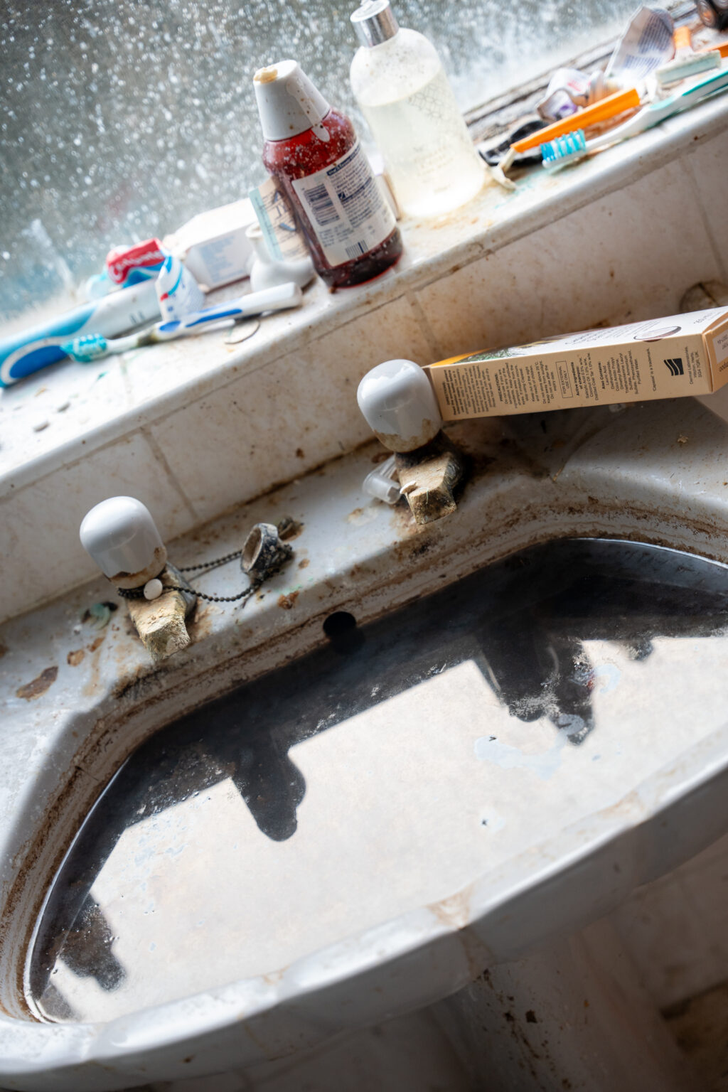 Biohazard situation requiring specialist cleaning